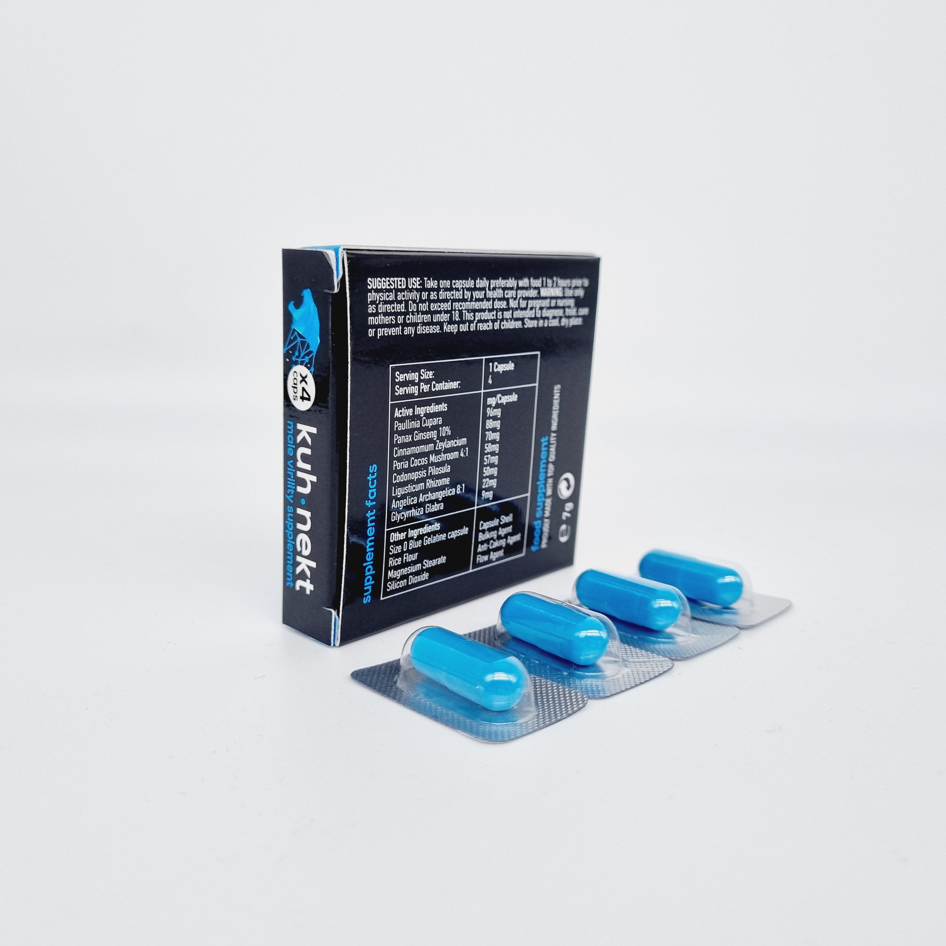 Kuh-Nekt Male X4 Penis Erection Performance Capsule - Male Virility Supplement - Male Enhancement Libido Booster Supplement