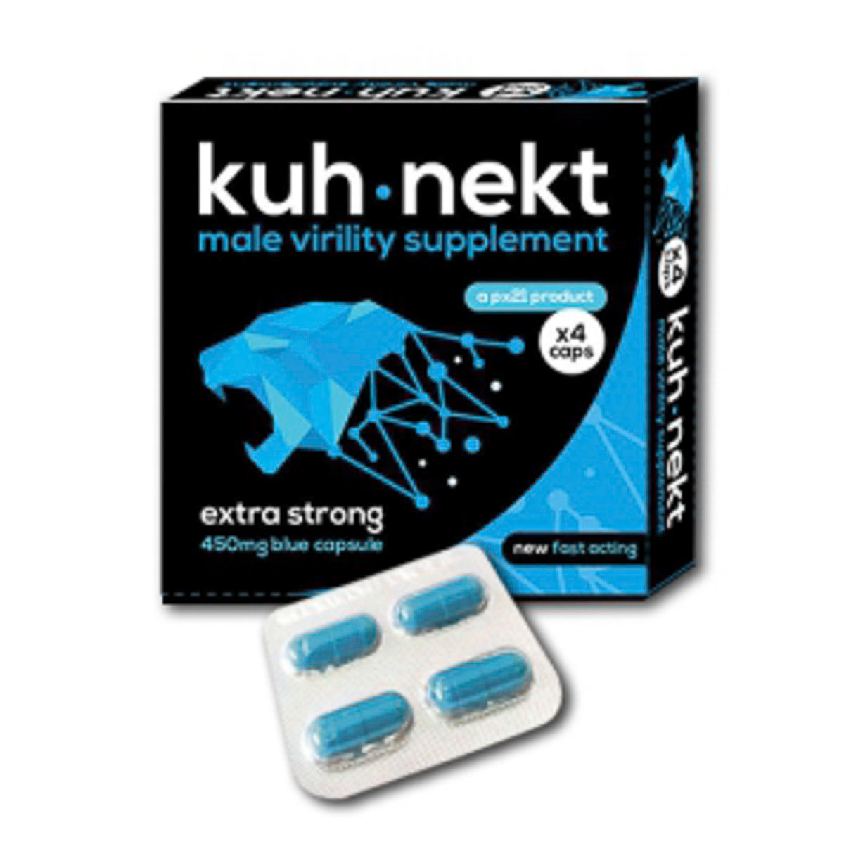 Kuh-Nekt Male X4 Penis Erection Performance Capsule - Male Virility Supplement - Male Enhancement Libido Booster Supplement